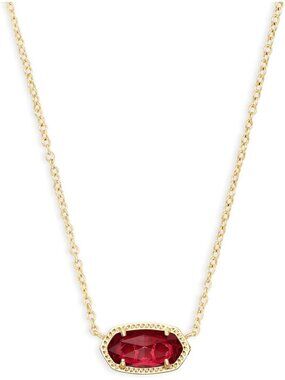Women's GOLD BERRY CLEAR Curb Scott Elisa Fashion Jewellery Pendant Necklaces